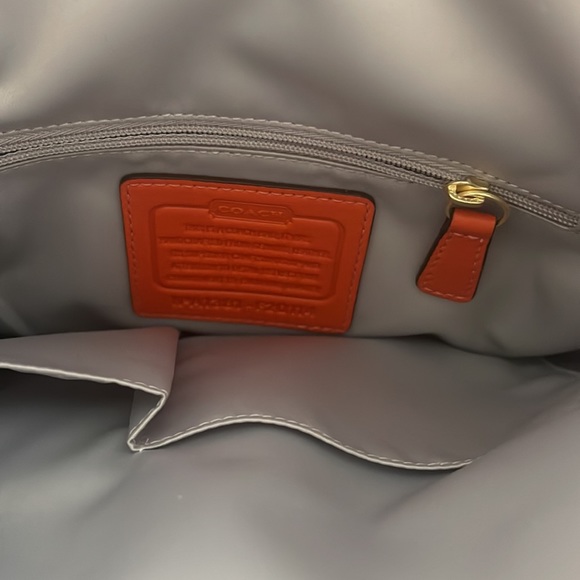 Beautiful Orange Coach Handbag! - Picture 6 of 7